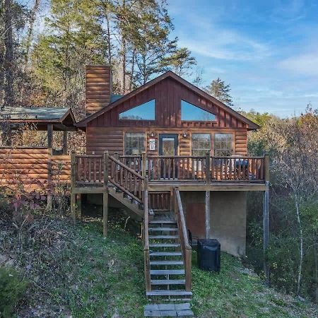 Secluded Cabin Near Smoky Mountains. Hot Tub! Honeymoon! 세비어빌 외부 사진